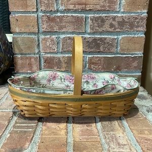 Vtg Longaberger May Series Peony Basket